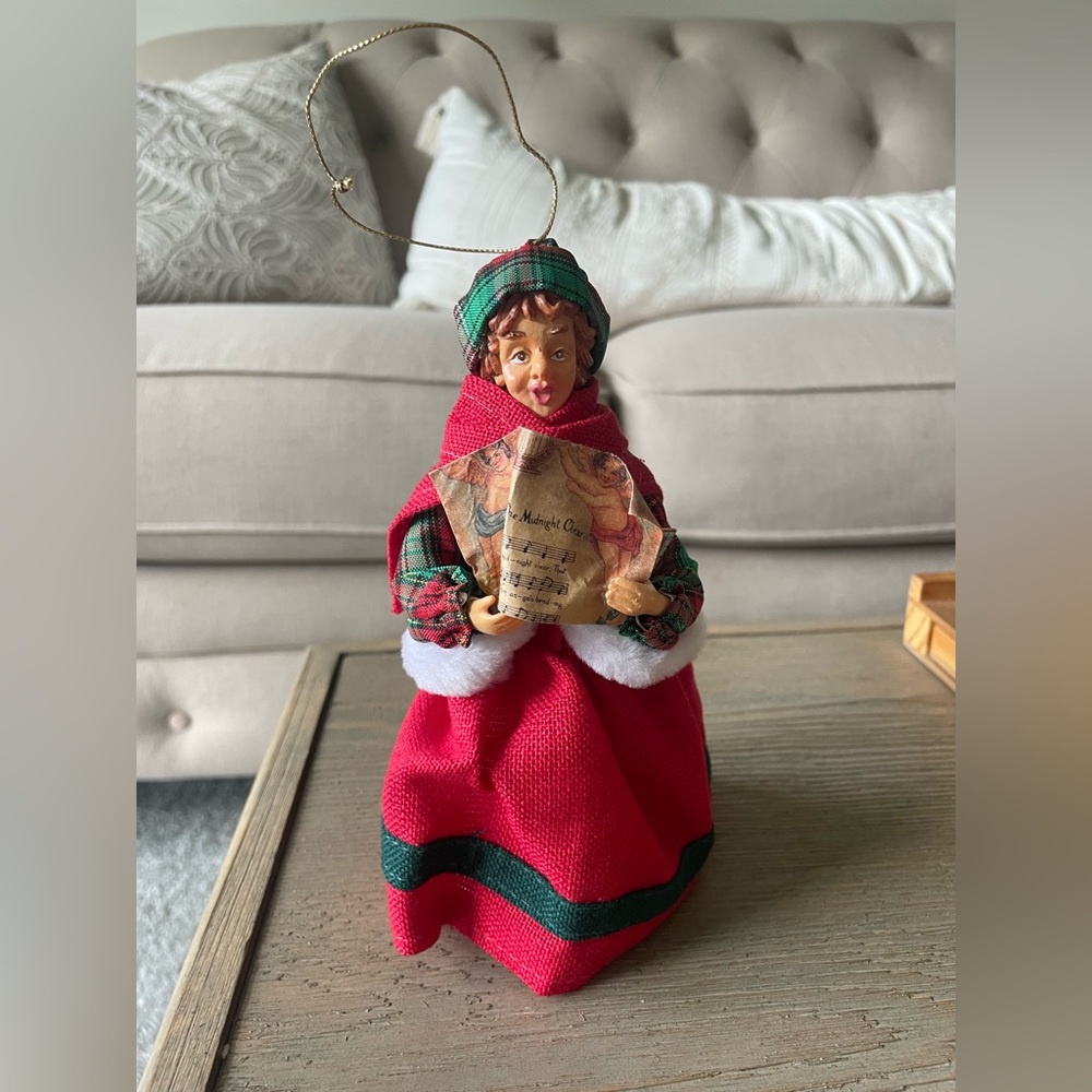 Vintage Christmas Caroler ornament